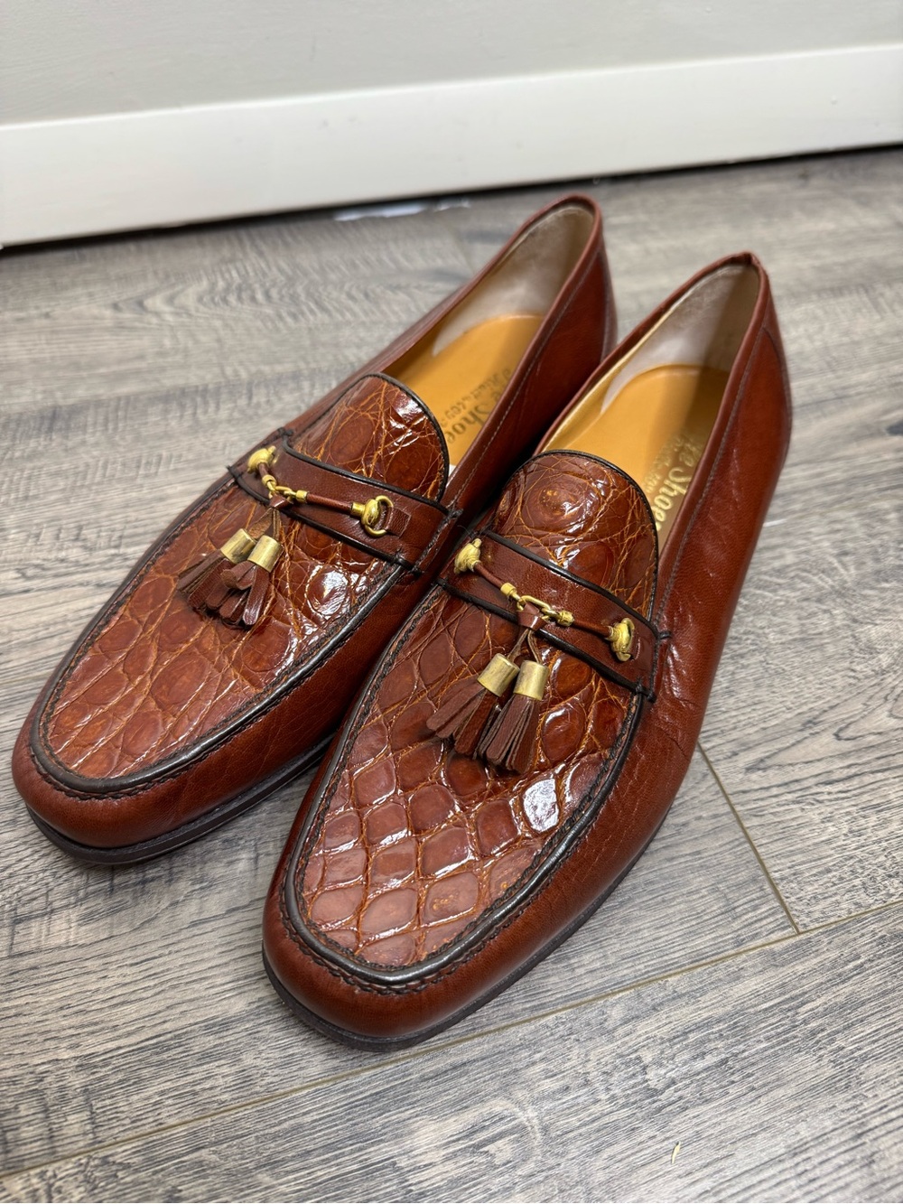 Vintage Handmade Italian Rialto Venezia Mens Tassel Loafer Size 12 NWOB